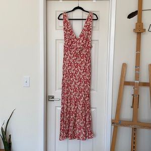 NWT Free People Ohh Lala V Neck Midi Dress